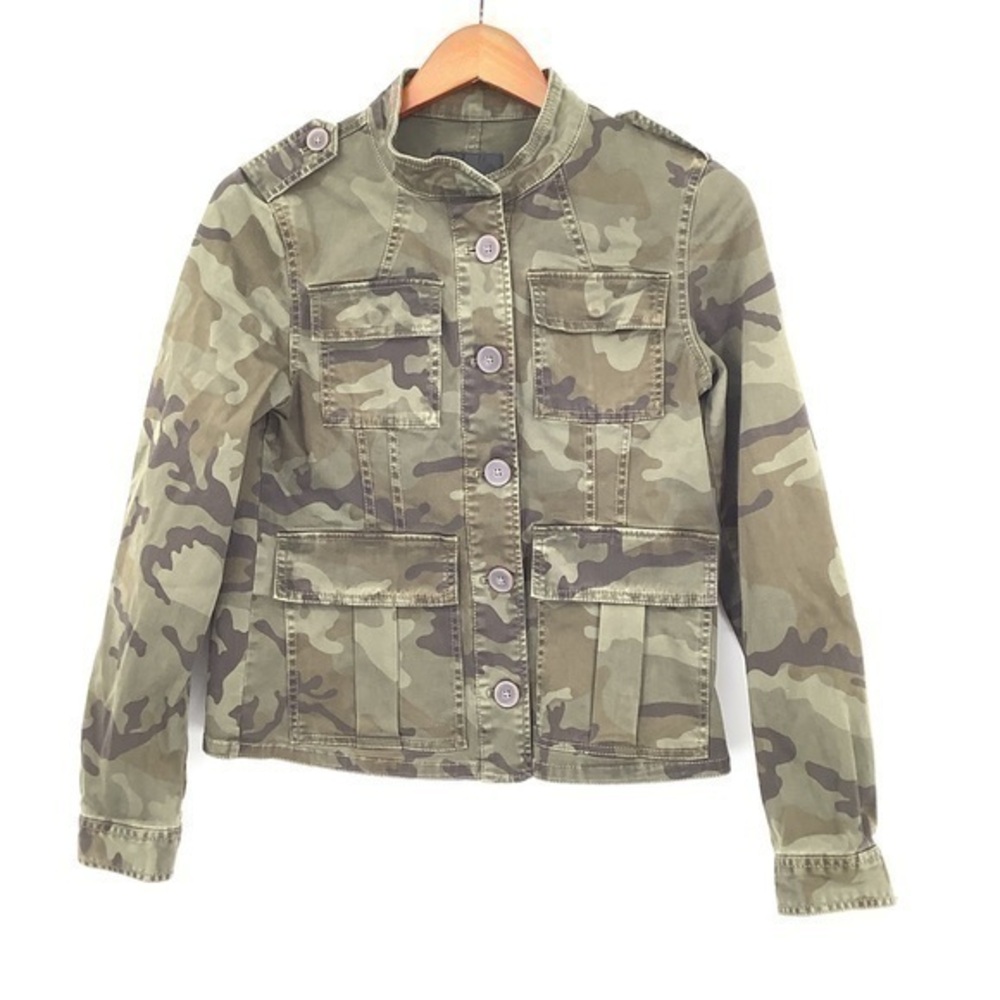Sanctuary Lena Camo Utility Jacket Size XS
